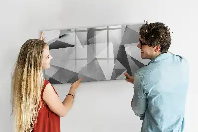 Tableau magnétique à dessiner modèle abstraction 3D