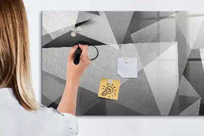 Tableau magnétique à dessiner modèle abstraction 3D
