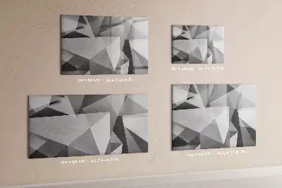 Tableau magnétique à dessiner modèle abstraction 3D