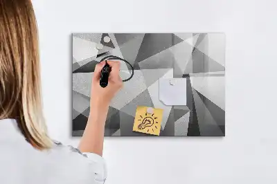 Tableau magnétique à dessiner modèle abstraction 3D