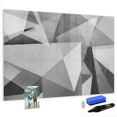 Tableau magnétique à dessiner modèle abstraction 3D