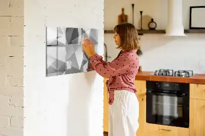 Tableau magnétique à dessiner modèle abstraction 3D