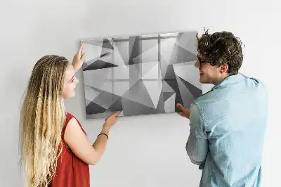 Tableau magnétique à dessiner modèle abstraction 3D