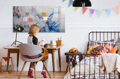 Tableau magnétique à dessiner modèle Coup de pinceau