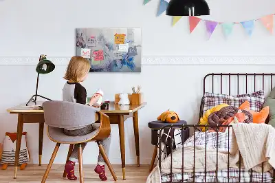 Tableau magnétique à dessiner modèle Coup de pinceau