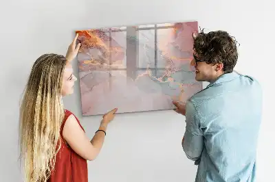 Tableau magnétique pour dessiner marbre décoratif