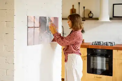 Tableau magnétique pour dessiner marbre décoratif