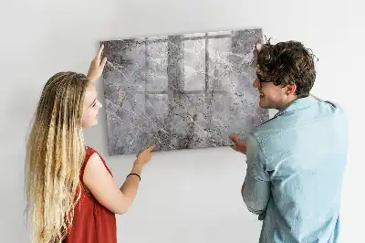 Tableau magnétique pour dessiner motif de marbre