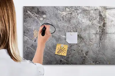 Tableau magnétique pour dessiner motif de marbre