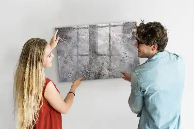 Tableau magnétique pour dessiner motif de marbre