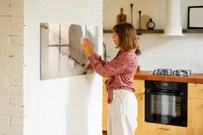 Tableau magnétique à dessiner marbre doré