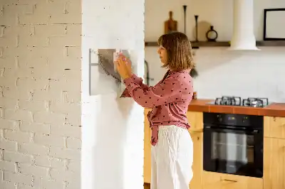 Tableau magnétique à dessiner marbre doré