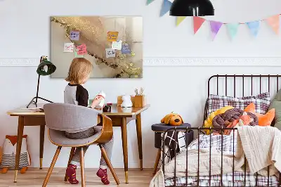 Tableau magnétique à dessiner marbre doré