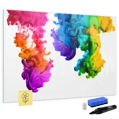 Tableau magnétique à dessiner arc-en-ciel de couleurs