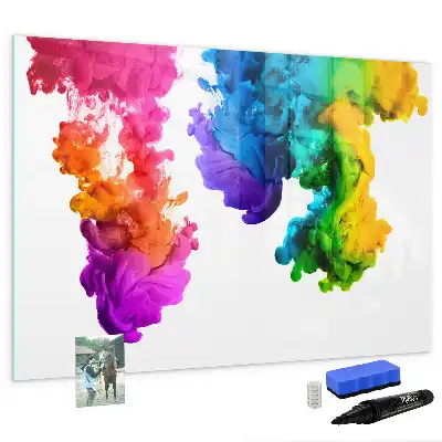 Tableau magnétique à dessiner arc-en-ciel de couleurs