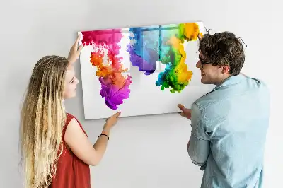 Tableau magnétique à dessiner arc-en-ciel de couleurs