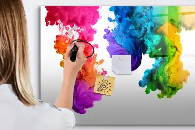 Tableau magnétique à dessiner arc-en-ciel de couleurs