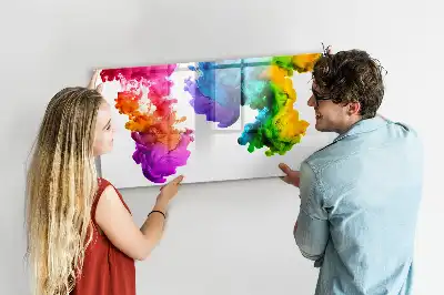 Tableau magnétique à dessiner arc-en-ciel de couleurs