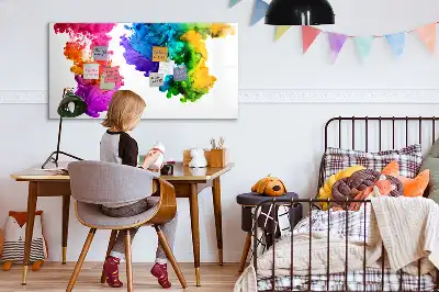 Tableau magnétique à dessiner arc-en-ciel de couleurs