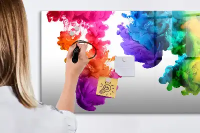 Tableau magnétique à dessiner arc-en-ciel de couleurs