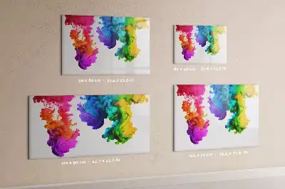 Tableau magnétique à dessiner arc-en-ciel de couleurs