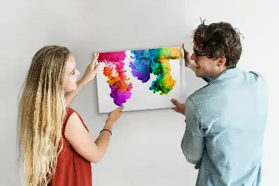 Tableau magnétique à dessiner arc-en-ciel de couleurs