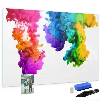 Tableau magnétique à dessiner arc-en-ciel de couleurs