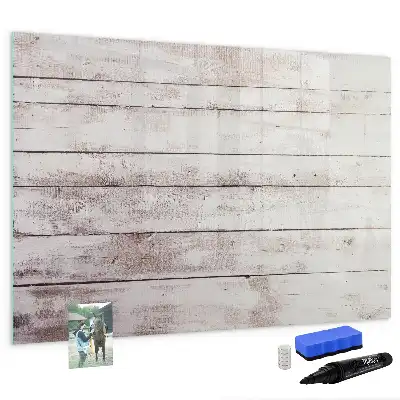 Tableau magnétique pour dessiner motif de planches en bois