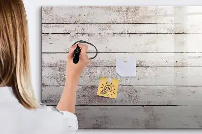 Tableau magnétique pour dessiner motif de planches en bois