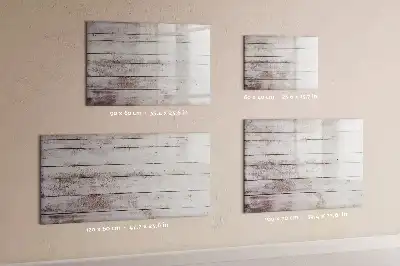 Tableau magnétique pour dessiner motif de planches en bois