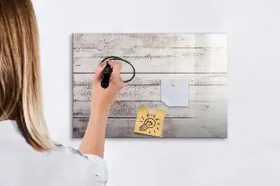 Tableau magnétique pour dessiner motif de planches en bois