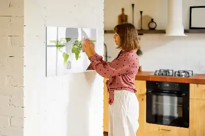 Tableau magnétique à dessiner carte du monde en aquarelle