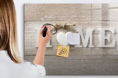 Tableau magnétique à dessiner modèle texte Maison