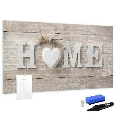Tableau magnétique à dessiner modèle texte Maison