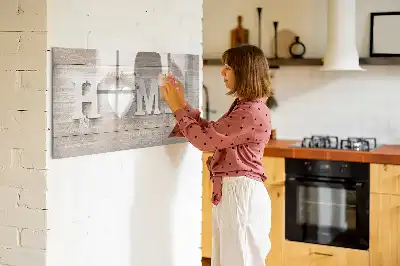 Tableau magnétique à dessiner modèle texte Maison