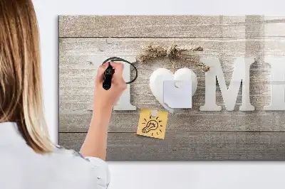 Tableau magnétique à dessiner modèle texte Maison