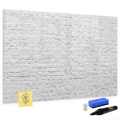 Tableau magnétique pour dessiner motif mur de briques