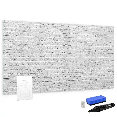 Tableau magnétique pour dessiner motif mur de briques