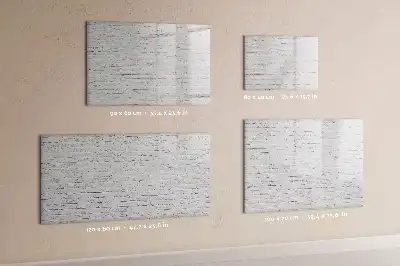 Tableau magnétique pour dessiner motif mur de briques