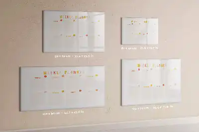 Tableau magnétique à dessiner planificateur de la semaine