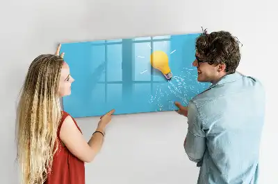Tableau magnétique pour dessiner modèle en forme d'ampoule