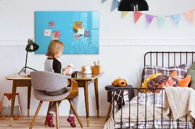 Tableau magnétique pour dessiner modèle en forme d'ampoule