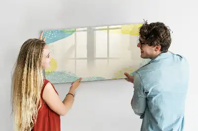 Tableau magnétique à dessiner avec cadre à motifs