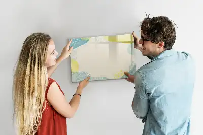 Tableau magnétique à dessiner avec cadre à motifs