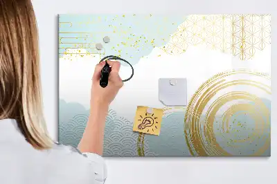 Tableau magnétique à dessiner motif décoratif