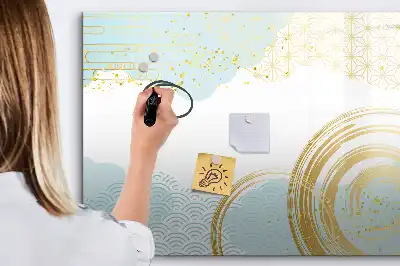 Tableau magnétique à dessiner motif décoratif
