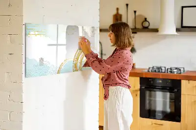 Tableau magnétique à dessiner motif décoratif