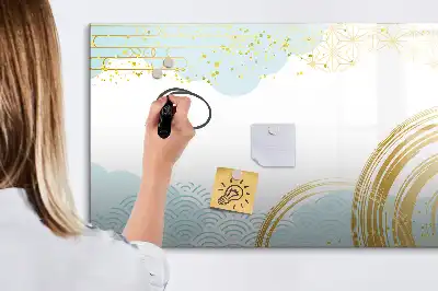 Tableau magnétique à dessiner motif décoratif