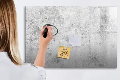 Tableau magnétique pour dessiner motif mur en béton