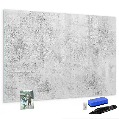Tableau magnétique pour dessiner motif mur en béton